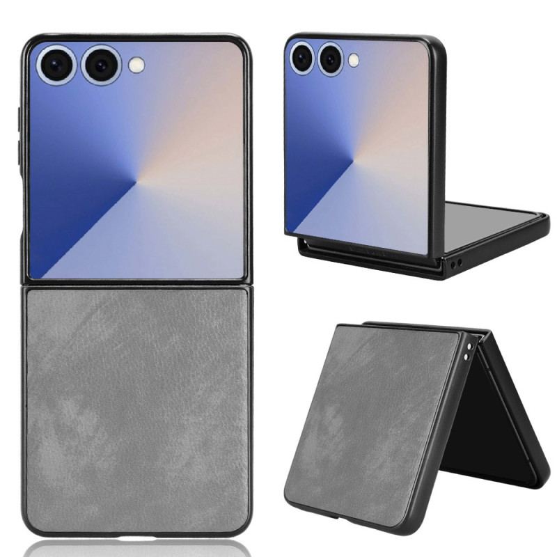 Coque Samsung Galaxy Z Flip 7 Style Cuir