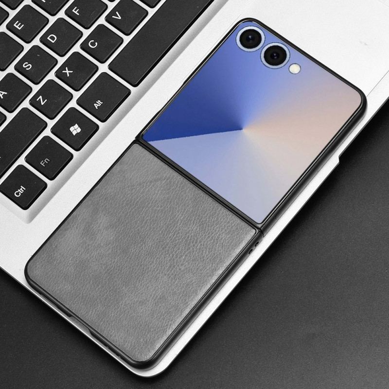 Coque Samsung Galaxy Z Flip 7 Style Cuir