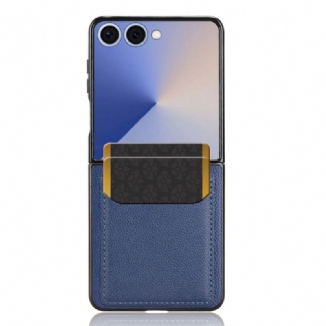 Coque Samsung Galaxy Z Flip 7 Style Cuir Porte-Cartes