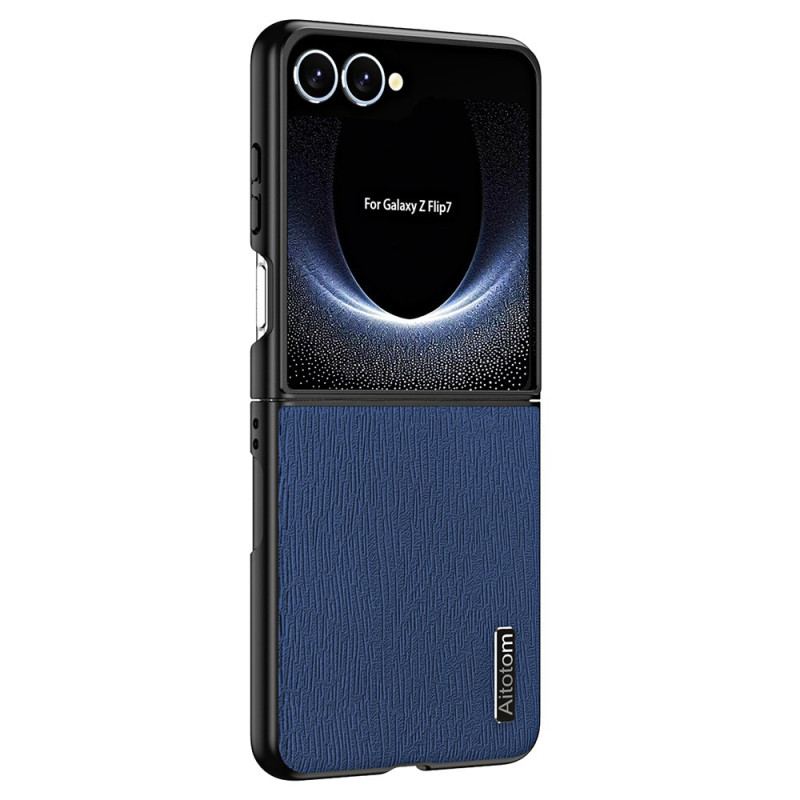 Coque Samsung Galaxy Z Flip 7 Texture Bois