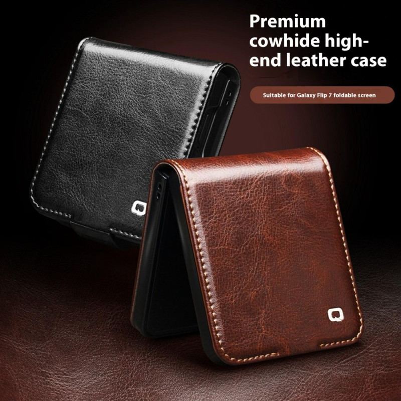 Étui Samsung Galaxy Z Flip 7 Porte-Carte QIALINO