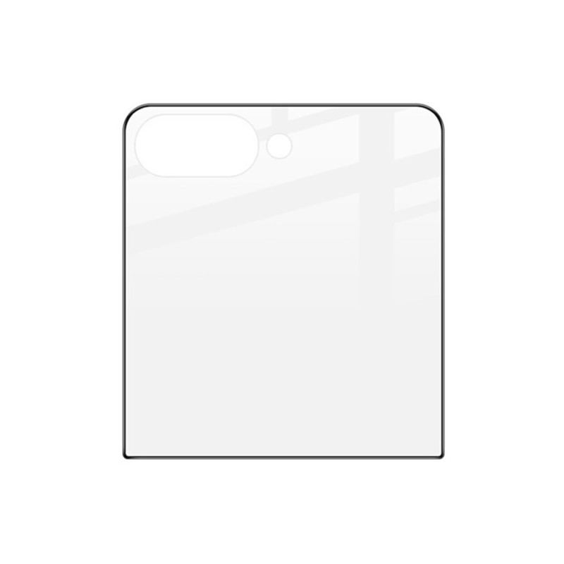 Protection en Verre Trempé pour Écran Extérieur Samsung Galaxy Z Flip7 5G (rebord noir)