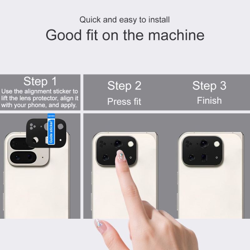 Lentille de Protection pour Google Pixel 10 Pro Fold (version noire)