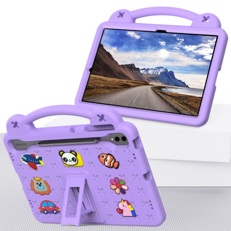 Coque Samsung Galaxy Tab S10 Plus / S9 FE Plus / S9 Plus EVA Animaux Animés