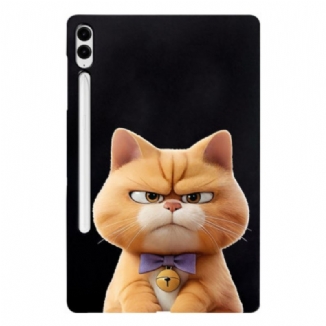 Coque Samsung Galaxy Tab S10 Plus / S9 FE Plus / S9 Plus Porte-Stylet Angry Cat