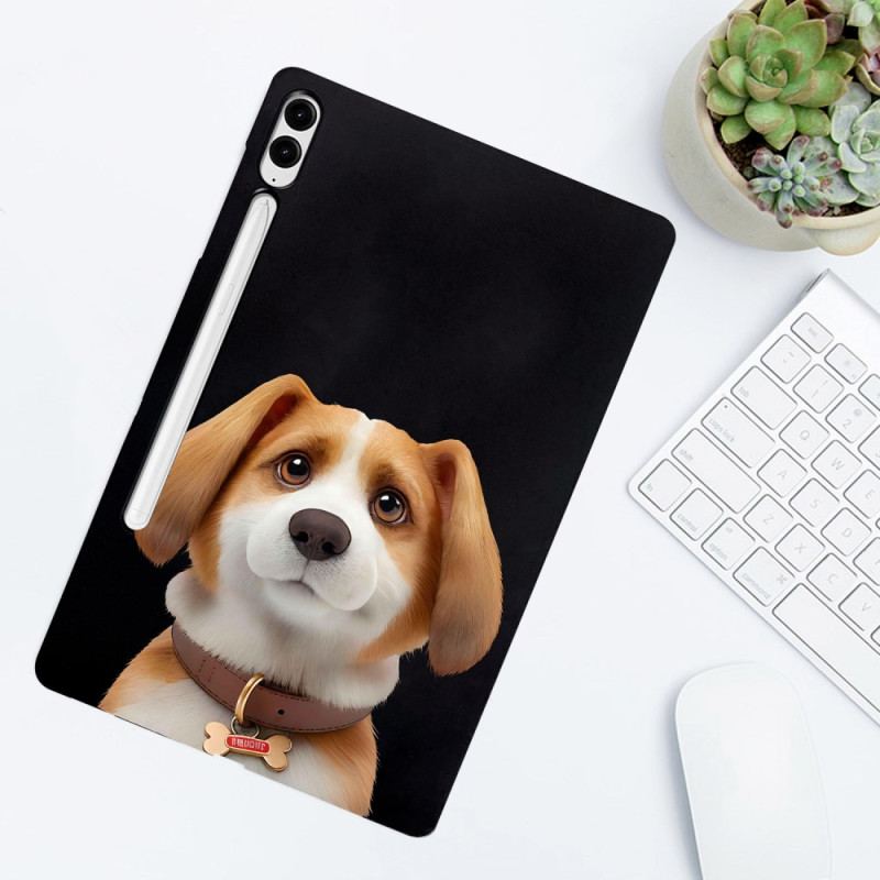Coque Samsung Galaxy Tab S10 Plus / S9 FE Plus / S9 Plus Porte-Stylet Beagle