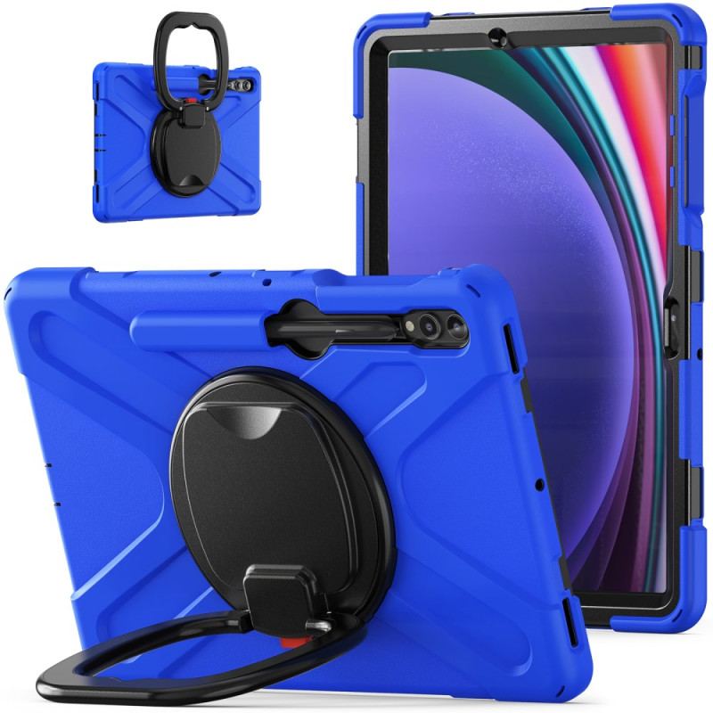 Coque Samsung Galaxy Tab S10 Plus / S9 FE Plus /S9 Plus/S8 Plus/S7 Plus/S7 FE Multifonctions Support Rotatif et Poignée