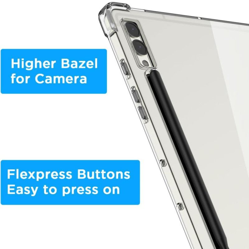 Coque Samsung Galaxy Tab S10 Plus Transparente avec Porte-Stylet