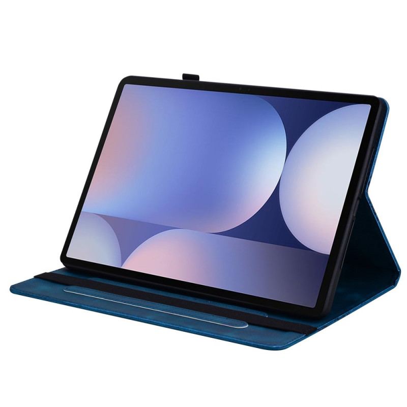 Étui Samsung Galaxy Tab S10 Plus / S9 FE Plus / S9 Plus Effet Daim Coeurs