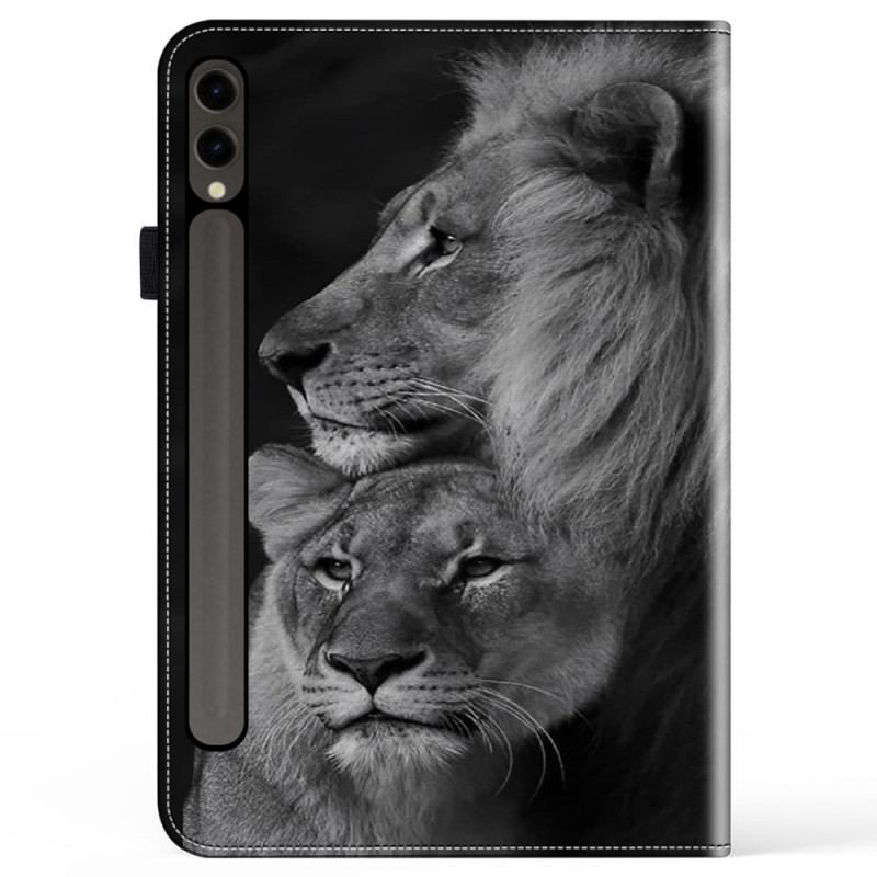 Étui Samsung Galaxy Tab S10 Plus / S9 FE Plus / S9 Plus Lions