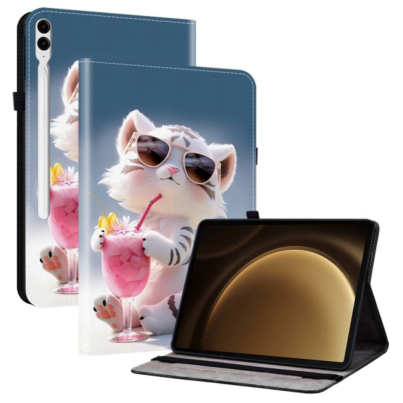Étui Samsung Galaxy Tab S10 Plus / S9 FE Plus / S9 Plus Motif Tigre