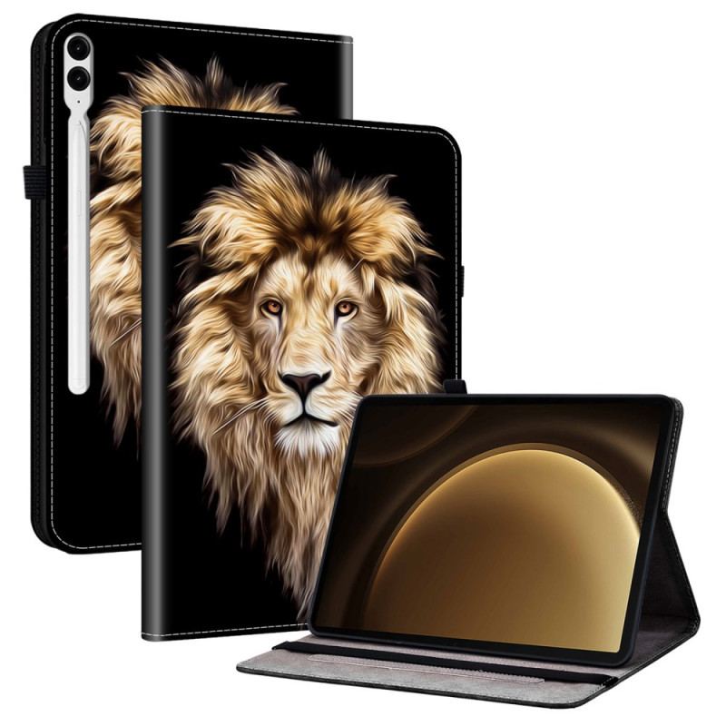 Étui Samsung Galaxy Tab S10 Plus / S9 FE Plus / S9 PlusTête de Lion