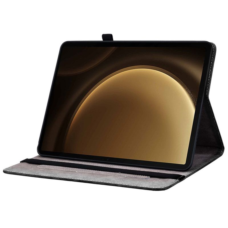 Étui Samsung Galaxy Tab S10 Plus / S9 FE Plus / S9 Plus Roses Dorées