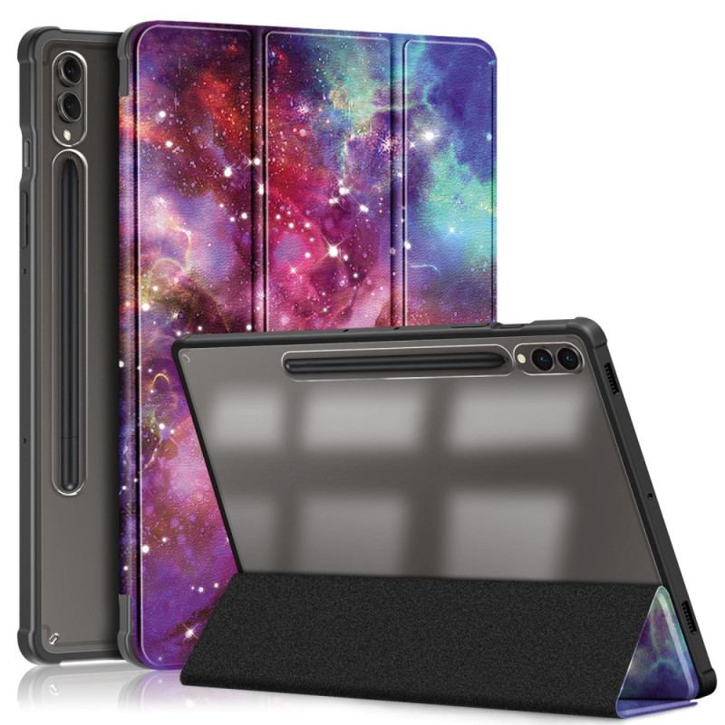 Smart Case Samsung Galaxy Tab S10 Plus / S9 Plus Dos Transparent Galaxie
