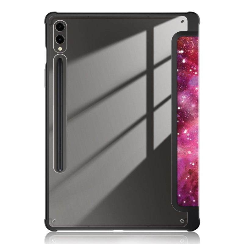 Smart Case Samsung Galaxy Tab S10 Plus / S9 Plus Dos Transparent Galaxie