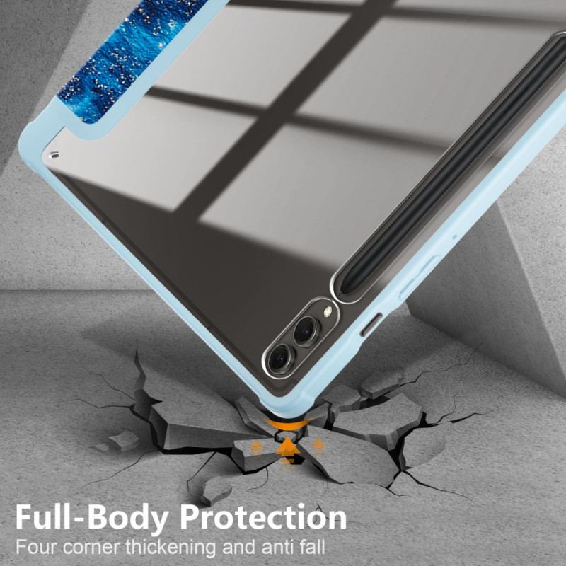 Smart Case Samsung Galaxy Tab S10 Plus / S9 Plus Dos Transparent Vague