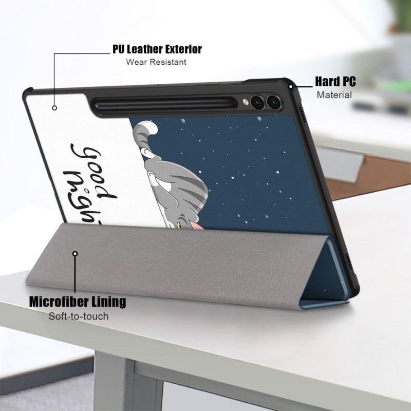 Smart Case Samsung Galaxy Tab S10 Plus / S9 Plus Good night