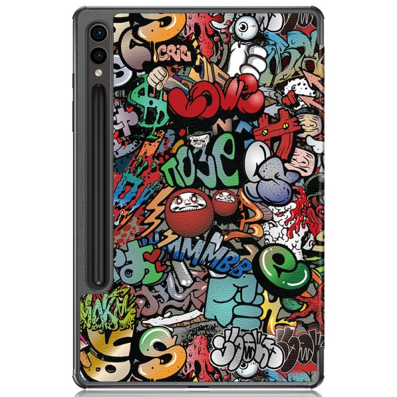 Smart Case Samsung Galaxy Tab S10 Plus / S9 Plus Graffiti