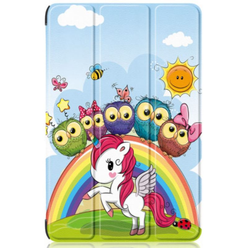 Smart Case Samsung Galaxy Tab S10 Plus / S9 Plus Porte-Stylet Licorne
