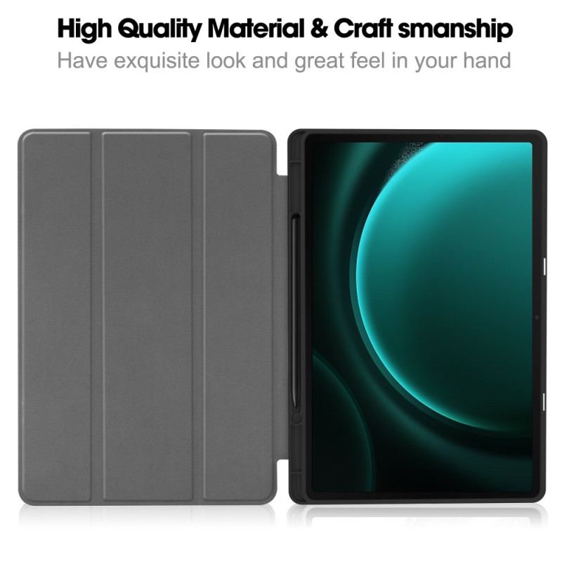 Smart Case Samsung Galaxy Tab S10 Plus Trois Volets