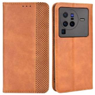 Flip Cover Vivo X80 Pro Stylisée