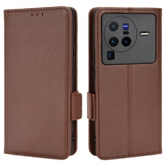 Housse Vivo X80 Pro Rabat Double New Colors