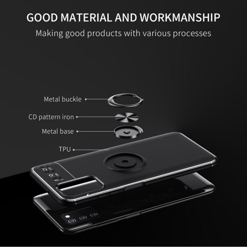 Coque Samsung Galaxy A03s Anneau Rotatif
