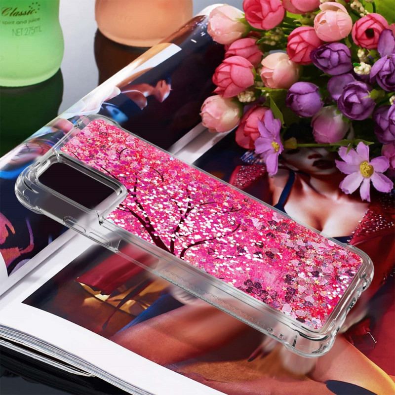 Coque Samsung Galaxy A03s Arbre Paillettes