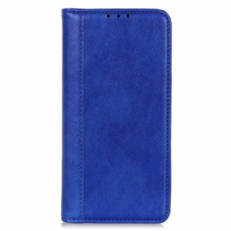 Flip Cover Samsung Galaxy A03s Cuir Fendu Litchi Business
