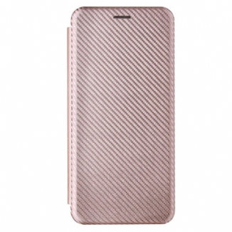 Flip Cover Samsung Galaxy A03s Fibre Carbone
