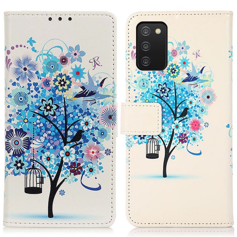 Housse Samsung Galaxy A03s Arbre Fleuri