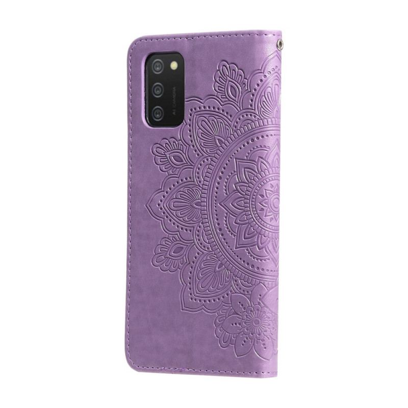Housse Samsung Galaxy A03s Mandala de Fleurs