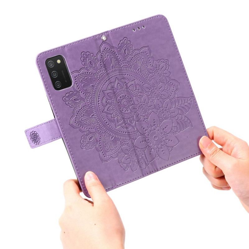 Housse Samsung Galaxy A03s Mandala de Fleurs