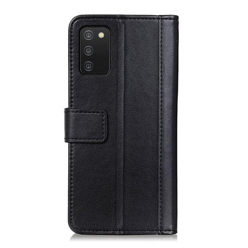 Housse Samsung Galaxy A03s Style Cuir Élégance