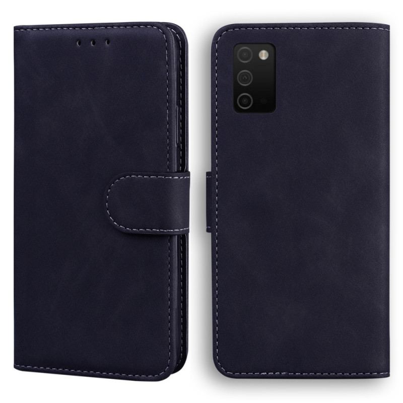 Housse Samsung Galaxy A03s Style Cuir Vintage Couture