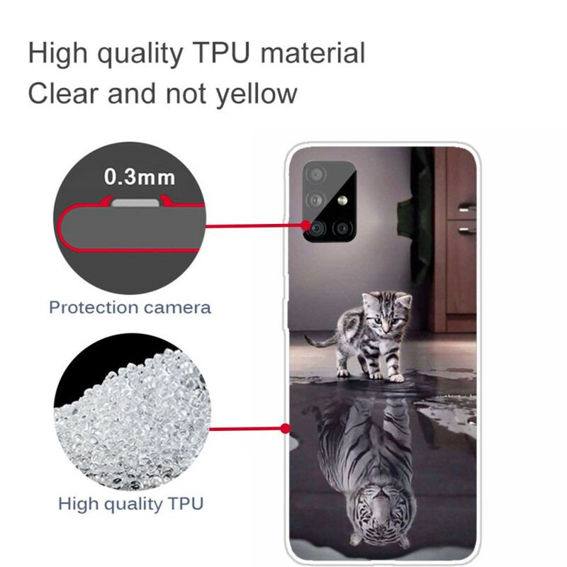 Coque Samsung Galaxy A31 Ernest le Tigre