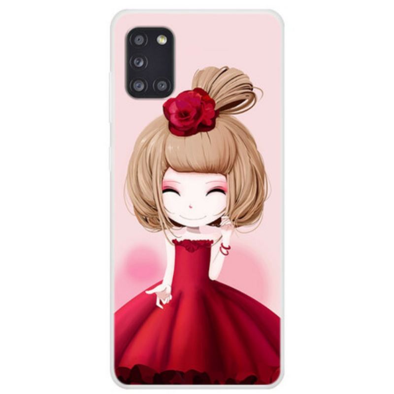 Coque Samsung Galaxy A31 Manga Lady