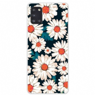 Coque Samsung Galaxy A31 Marguerites