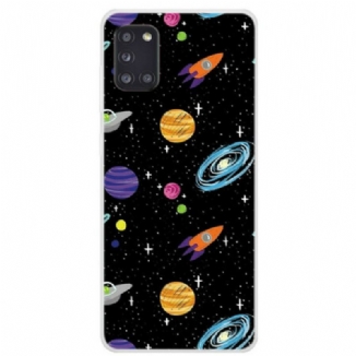 Coque Samsung Galaxy A31 Planète Galaxie