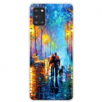 Coque Samsung Galaxy A31 Promenade en Famille