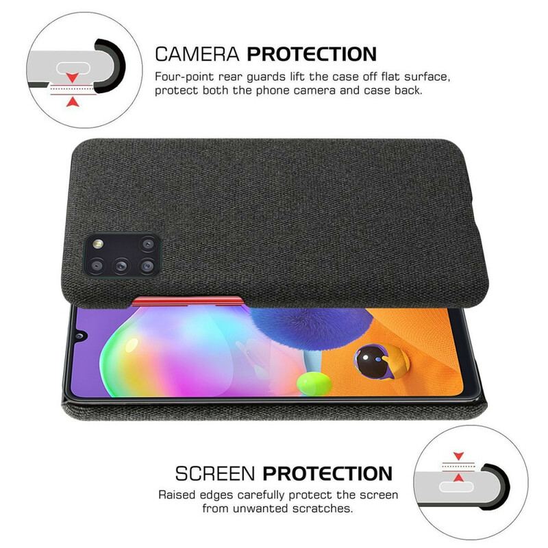 Coque Samsung Galaxy A31 Texture Tissu KSQ
