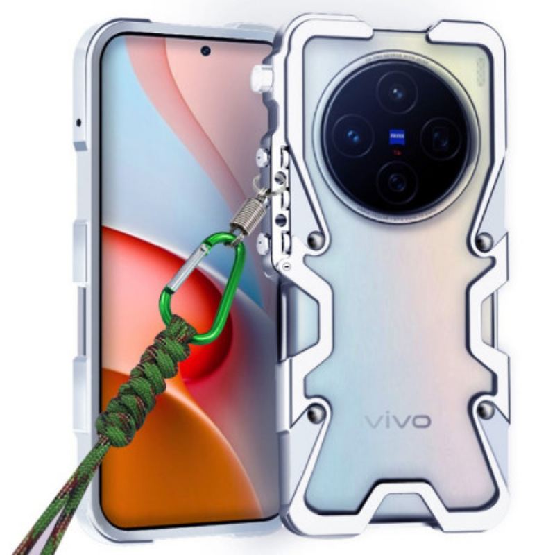 Coque Bumper Vivo X200 Aluminium avec Lanière