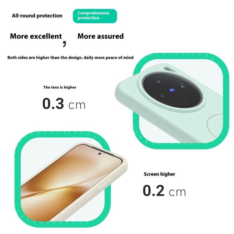 Coque Vivo X200 MagSafe Silicone Liquide