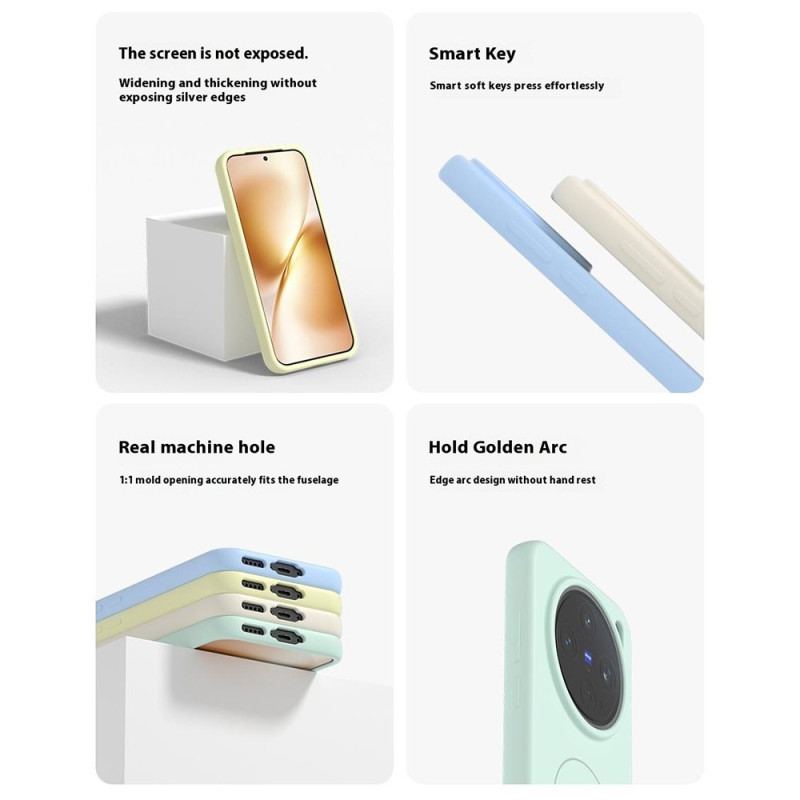 Coque Vivo X200 MagSafe Silicone Liquide