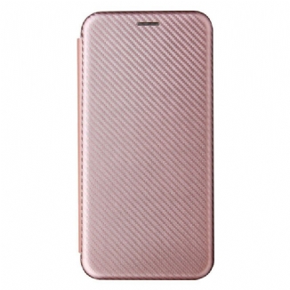 Flip Cover Oppo Find X3 / X3 Pro Silicone Carbone Coloré