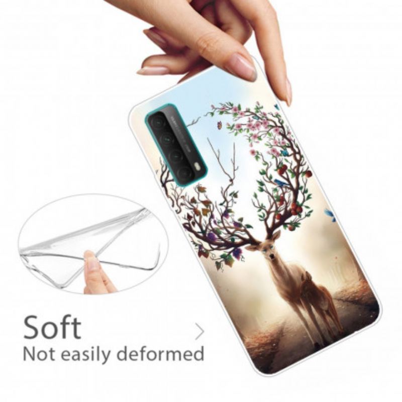 Coque Huawei P Smart 2021 Flexible Cerf