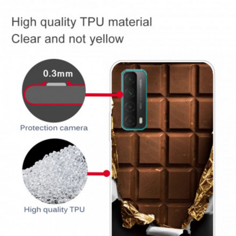 Coque Huawei P Smart 2021 Flexible Chocolat