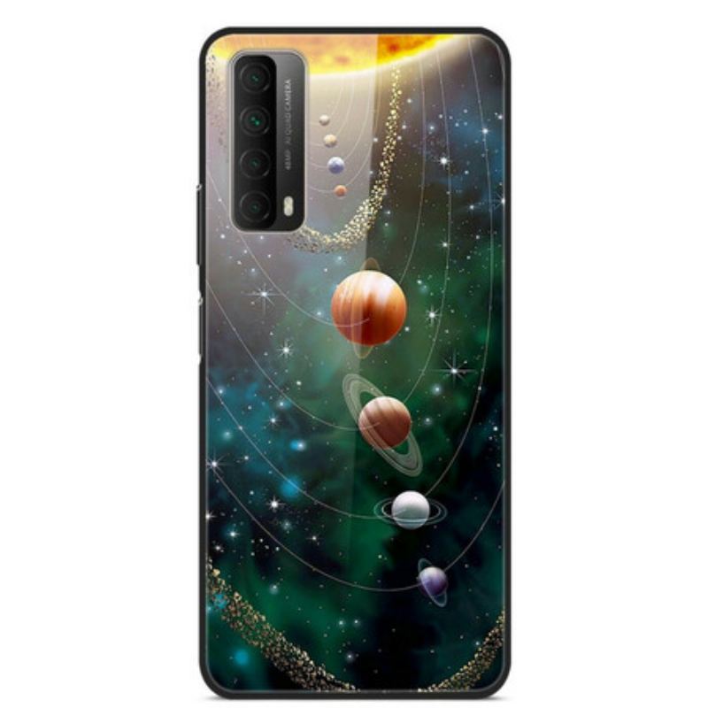 Coque Huawei P Smart 2021 Verre Trempé Planète Système Solaire