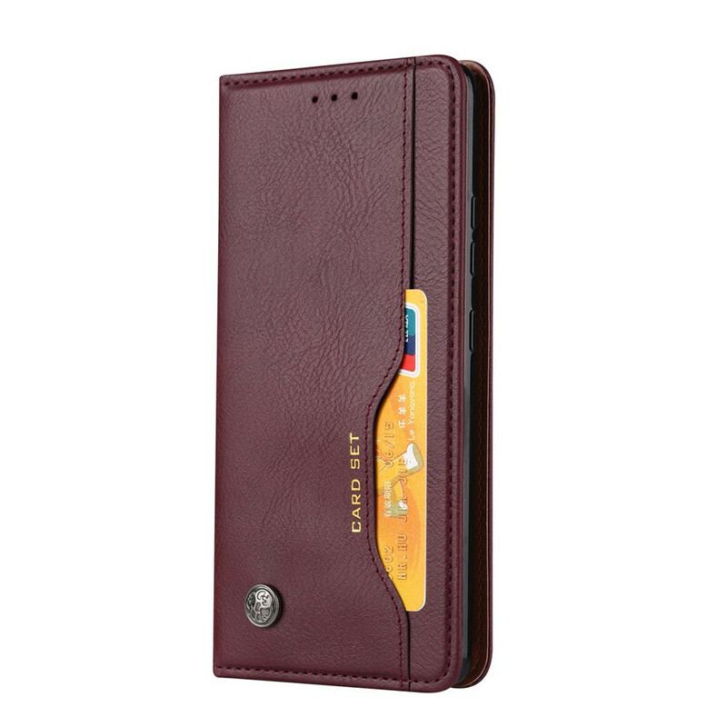 Flip Cover Huawei P Smart 2021 Simili Cuir Porte-Cartes