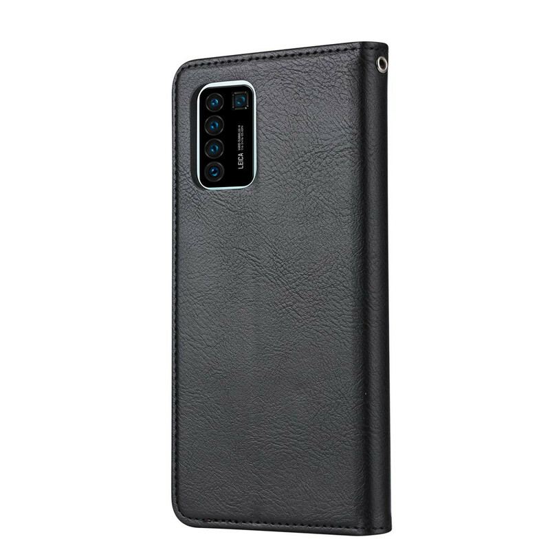 Flip Cover Huawei P Smart 2021 Simili Cuir Porte-Cartes